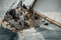 Mariquita pendant les Voiles de St Tropez 2004. © Philip Plisson / Plisson La Trinité / AA08741 - Photo Galleries - Classic Yachting