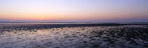 La plage du Men Du au coucher de soleil. © Philip Plisson / Plisson La Trinité / AA08847 - Nos reportages photos - Coucher de soleil