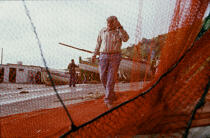Retour de pêche aux Açores. © Philip Plisson / Plisson La Trinité / AA08873 - Photo Galleries - Fishing nets