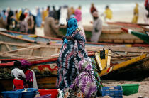 Retour de pêche à Dakar. © Philip Plisson / Plisson La Trinité / AA08903 - Photo Galleries - Senegal