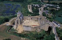 Le château de Suscinio avant sa rénovation. © Philip Plisson / Plisson La Trinité / AA08962 - Nos reportages photos - Sarzeau