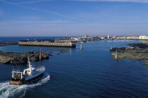 Le port de Saint-Guénolé dans le Finistère Sud. © Guillaume Plisson / Plisson La Trinité / AA09066 - Nos reportages photos - Saint-Guénolé