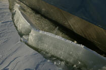 Brise-glace en Mer Baltique. © Philip Plisson / Pêcheur d’Images / AA09085 - Nos reportages photos - Brise Glace en mer Baltique