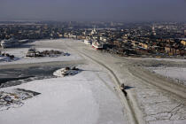 Le port d'Helsinki. © Philip Plisson / Plisson La Trinité / AA09198 - Photo Galleries - Snow