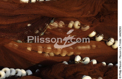 Filet de pêche. - © Philip Plisson / Plisson La Trinité / AA09293 - Photo Galleries - Fishing nets