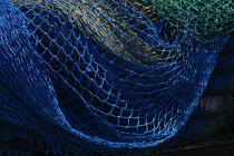 Filet de pêche. © Philip Plisson / Plisson La Trinité / AA09296 - Nos reportages photos - Filet de pêche