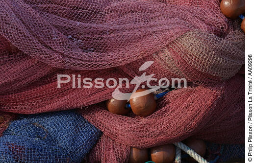 Filet de pêche. - © Philip Plisson / Plisson La Trinité / AA09298 - Photo Galleries - Fishing nets