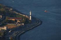 The lighthouse of Ahirkapi in Istanbul. © Philip Plisson / Plisson La Trinité / AA09332 - Photo Galleries - Town [Turkey]