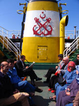 Ferry sur le Bosphore. © Philip Plisson / Plisson La Trinité / AA09335 - Nos reportages photos - Istanbul, le détroit du Bosphore