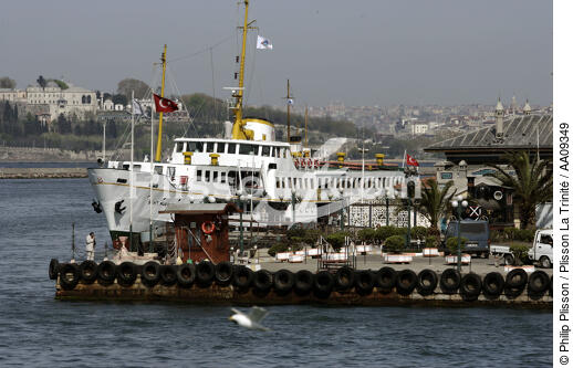 Ferry ou "Vapur" à Istanbul. - © Philip Plisson / Plisson La Trinité / AA09349 - Nos reportages photos - Istanbul, le détroit du Bosphore