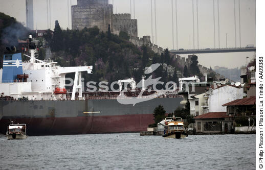 Traffic on the Bosphorus. - © Philip Plisson / Plisson La Trinité / AA09383 - Photo Galleries - Istanbul, the Bosphorus