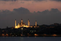 La mosquée Bleue à Istanbul. © Philip Plisson / Plisson La Trinité / AA09407 - Nos reportages photos - Mosquée