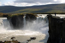 Les chutes de Godafoss en Islande. © Philip Plisson / Plisson La Trinité / AA09480 - Nos reportages photos - Paysage intérieur