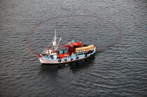 Pêche en Grèce. © Philip Plisson / Plisson La Trinité / AA09488 - Nos reportages photos - Filet de pêche