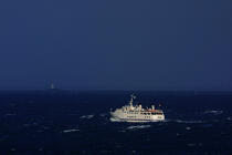 L'Acadie dans le grain. © Philip Plisson / Plisson La Trinité / AA09555 - Nos reportages photos - Transport maritime