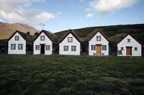 La ferme du musée de Laufas en Islande. © Philip Plisson / Plisson La Trinité / AA09557 - Photo Galleries - Grass
