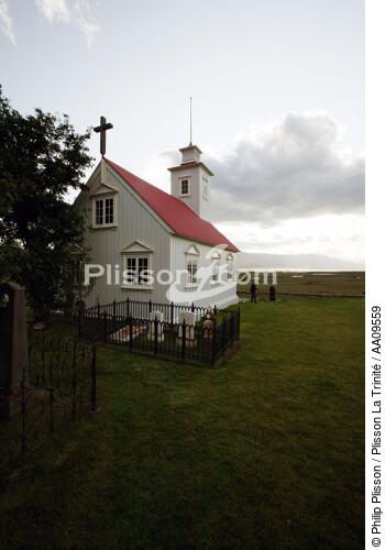 Le presbytère du musée de Laufas en Islande. - © Philip Plisson / Plisson La Trinité / AA09559 - Nos reportages photos - Islande
