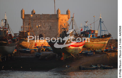 Essaouira. - © Philip Plisson / Plisson La Trinité / AA09568 - Nos reportages photos - Fort