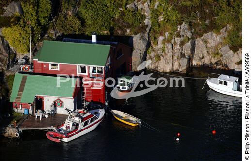Houses close to Bergen in Norway. - © Philip Plisson / Plisson La Trinité / AA09569 - Photo Galleries - Details