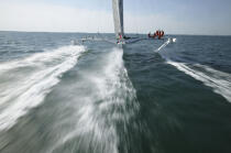 Hydroptère. © Guillaume Plisson / Plisson La Trinité / AA09637 - Photo Galleries - Ocean racing trimaran