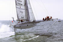 Hydroptère. © Guillaume Plisson / Plisson La Trinité / AA09640 - Photo Galleries - Ocean racing trimaran