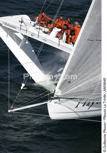 Hydroptère. - © Guillaume Plisson / Plisson La Trinité / AA09648 - Nos reportages photos - Trimaran de course