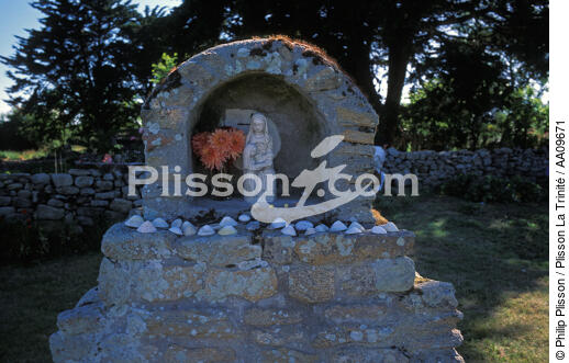 L'île de Hoëdic. - © Philip Plisson / Plisson La Trinité / AA09671 - Nos reportages photos - Statue