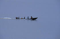 Pirogue sur l'Orénoque. © Philip Plisson / Plisson La Trinité / AA09714 - Nos reportages photos - Homme