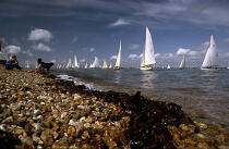 Cowes Island. © Philip Plisson / Plisson La Trinité / AA09838 - Photo Galleries - Isle of Wight