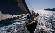 Tuiga during the Monaco Classic Week of 1997. © Guillaume Plisson / Plisson La Trinité / AA09850 - Photo Galleries - Classic Yachting