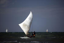 Jangada at sea. © Philip Plisson / Plisson La Trinité / AA09938 - Photo Galleries - Fisherman