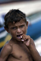 Brazilian young person. © Philip Plisson / Plisson La Trinité / AA10131 - Photo Galleries - portrait