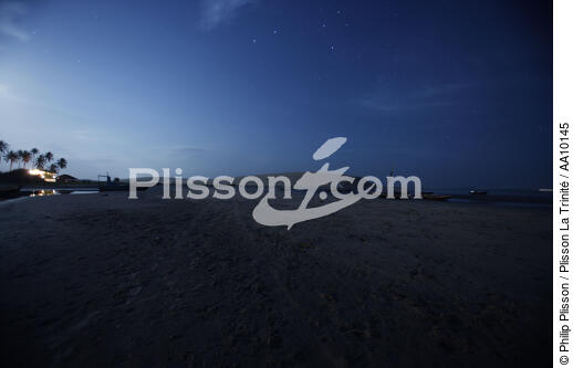 A beach of Jericoacoara by night. - © Philip Plisson / Plisson La Trinité / AA10145 - Photo Galleries - Brazil