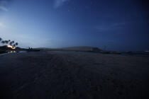 Une plage de Jericoacoara de nuit. © Philip Plisson / Plisson La Trinité / AA10145 - Nos reportages photos - Ville [Ceara]