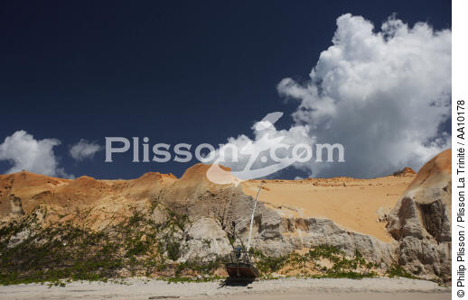 Paysage littoral de Caponga. - © Philip Plisson / Plisson La Trinité / AA10178 - Nos reportages photos - Etat [Brésil]