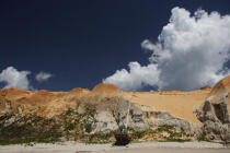 Littoral landscape of Caponga. © Philip Plisson / Plisson La Trinité / AA10178 - Photo Galleries - Cliff