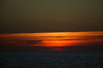 Coucher de soleil sur l'océan. © Philip Plisson / Plisson La Trinité / AA10270 - Nos reportages photos - Astre