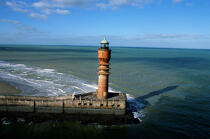 Lighthouse of St pol in Dunkerque. © Philip Plisson / Plisson La Trinité / AA10299 - Photo Galleries - Nord-Pas-de-Calais