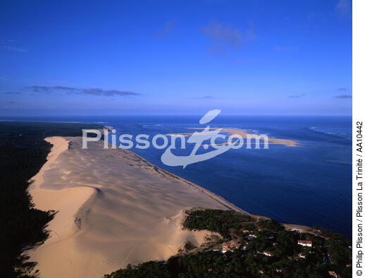 La Dune du Pilat et le Banc d' Arguin. - © Philip Plisson / Plisson La Trinité / AA10442 - Nos reportages photos - Pilat [Dune du]