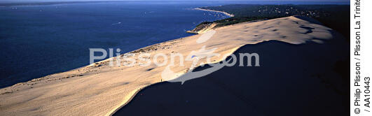 La Dune du Pilat. - © Philip Plisson / Plisson La Trinité / AA10443 - Nos reportages photos - Aquitaine