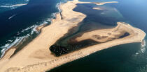 The Arguin Sand Bank. © Philip Plisson / Plisson La Trinité / AA10446 - Photo Galleries - Aquitaine