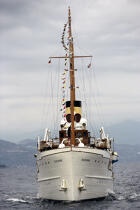 SS Delphine - Classic Week 2005. © Philip Plisson / Plisson La Trinité / AA10507 - Photo Galleries - Monaco Classic Week 2011