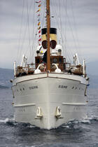 SS Delphine - Classic Week 2005. © Philip Plisson / Plisson La Trinité / AA10508 - Photo Galleries - Motor boat with vapor