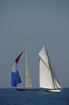 Velsheda and Mariquita - Classic Week 2005 © Philip Plisson / Plisson La Trinité / AA10509 - Photo Galleries - J Class yacht