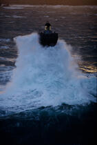 Le phare du Four. © Philip Plisson / Plisson La Trinité / AA10550 - Nos reportages photos - Four [Le]
