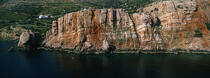 Falaises sur l'île de Sifnos en Grèce. © Philip Plisson / Plisson La Trinité / AA10574 - Nos reportages photos - Grèce