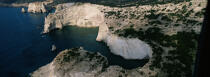 Falaises sur l'île de Milos en Grèce. © Philip Plisson / Plisson La Trinité / AA10575 - Nos reportages photos - Grèce