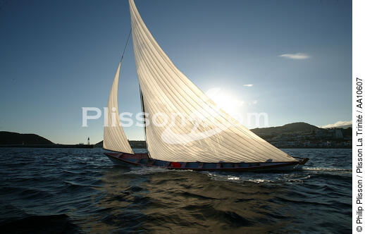 Whaling boat in Azores. - © Philip Plisson / Plisson La Trinité / AA10607 - Photo Galleries - Whaling boat