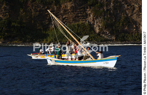 Whaling boat in the Azores. - © Philip Plisson / Plisson La Trinité / AA10617 - Photo Galleries - Whaling boat