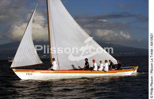 Whaling boat in the Azores. - © Philip Plisson / Plisson La Trinité / AA10621 - Photo Galleries - Whaling boat